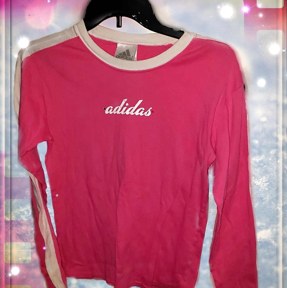 Addidas Classic Long Sleeve Graphic Print Tee